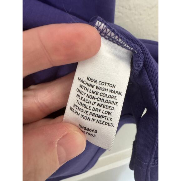 Nordstrom Mens Shop Classics Purple‎ Short Sleeve Polo Shirt Size Large - Picture 4 of 4